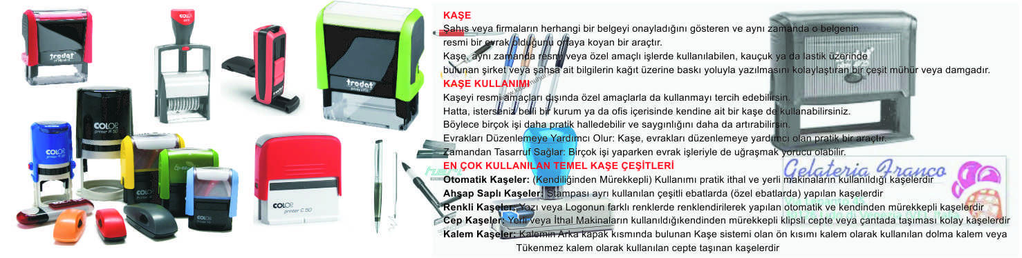 KAŞELER  (FİRMA İSİM KAŞELERİ)