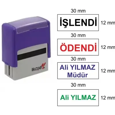 Kaşem 2000 Kendinden Mürekkepli Otomatik Kaşe