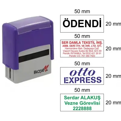 Kaşem 2002 Kendinden Mürekkepli Otomatik Kaşe