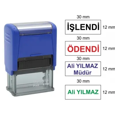 Sırdaş Mobistamps4310 Kendinden Mürekkepli Otomatik Kaşe