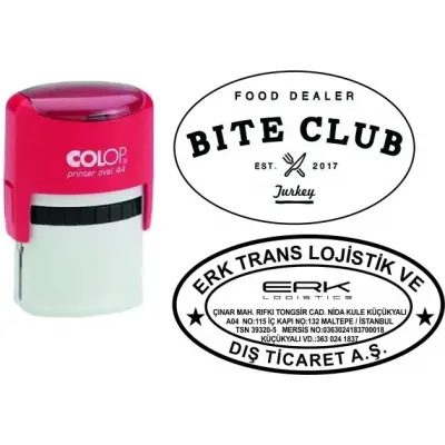 Colop 44 Kendinden Mürekkepli Oval Otomatik Kaşe