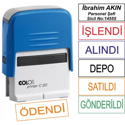 ColopC20 Kendinden Mürekkepli Otomatik Kaşe