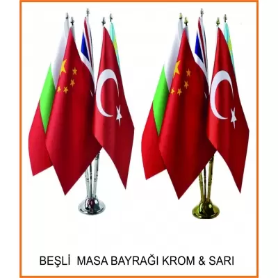 BEŞLİ MASA BAYRAĞI