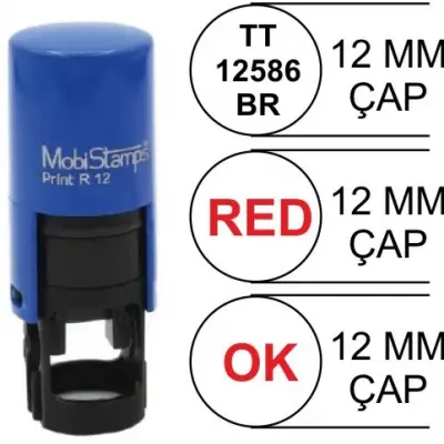 Sırdaş R12 kendinden mürekkepli yuvarlak kaşe 12 mm