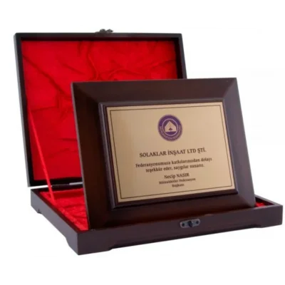 AHŞAP PLAKET  YATAY